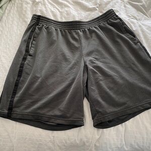 Lot of 2 Men's Athletic Shorts M Champion and Under Armor